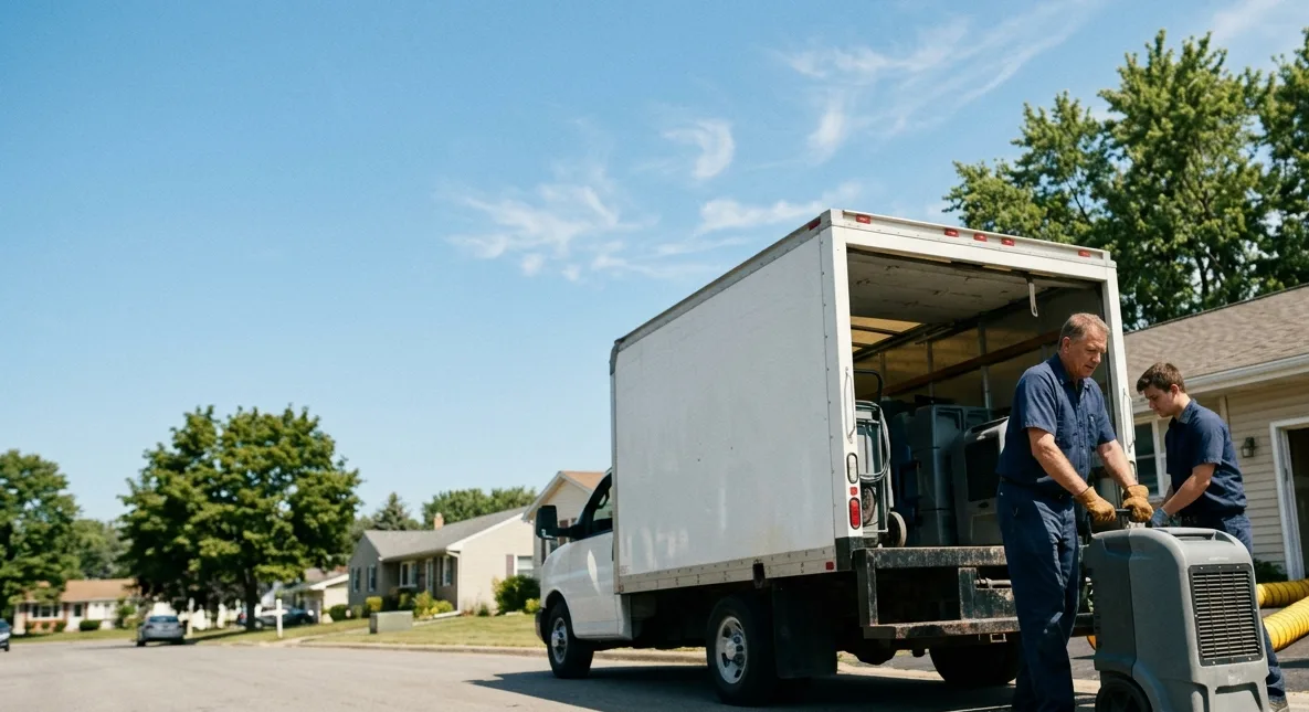 Water Damage Cleanup in Lancaster, OH near me